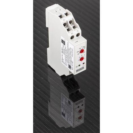 Rs Pro – Relais temporisé 24V ac/dc – 240V c.a. – Rail DIN – 1 contact – Plage de temps 0.3s à 30h – ON Delay