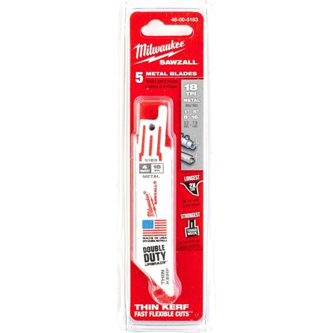Sägeblatt milwaukee Brzeszczot S Bimetal Metall 100 mm (1/2)