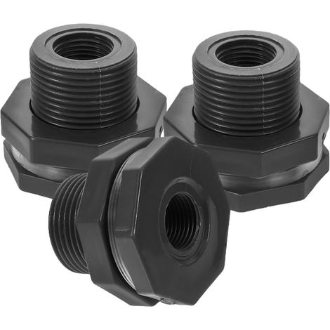 3 Pièces Connecteurs de Tuyau pour Aquarium Adaptateurs Plastique pour Système de Réservoir Accessoires de Tuyauterie pour Aquarium et Piscine Étanche et Durable