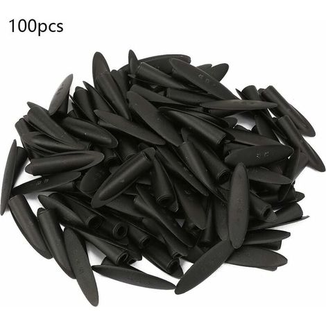 100 pcs bouchons en bois, bouchons de 9.5 mm pour accessoires de l'outil de travail du bois de gabarit de trou de poche, prise de gabarit de trou de poche(noir)-Fei Yu (1/4)