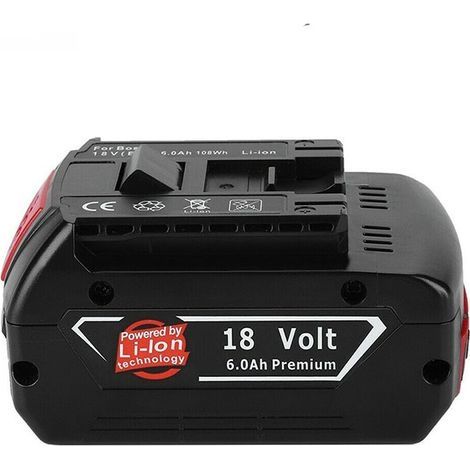 Nouvelle batterie pour Bosch 18V Lithium-Ion Pièces de rechange BAT609, BAT609G, BAT618, BAT618G (1/5)
