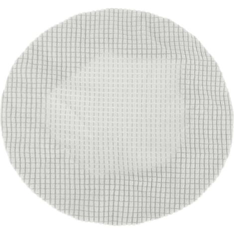 Housse de tabouret de bar pour chaise de 30 à 35 cm de diamètre, respirante, ronde, élastique et anti-poussière.-Light Gray (1/5)