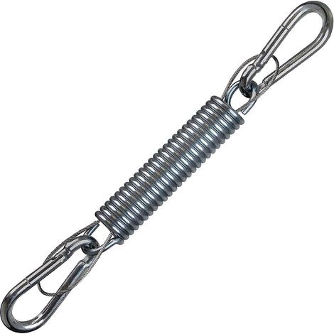 ressort Susspension Acier 150 Kg Crochet Hamac Chaise Suspendu Corde Scurit Deux Mousquetons (1/5)