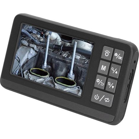 Endoscope industriel pour canalisations 1080p, endoscope à double objectif haute définition de 4,3 pouces avec écran, caméra étanche IP67 avec 8 lumières LED + 1 lumière latérale, stockage sur carte T (1/5)
