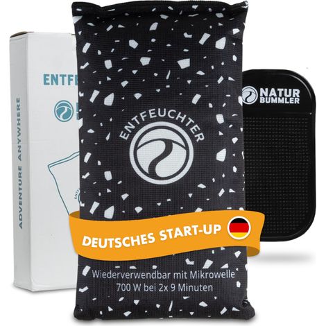 Déshumidificateur XL 1 kg réutilisable et efficace avec coussinet antidérapant pour voiture Coussin d'humidité Sèche-air Accessoires de voiture (1/5)