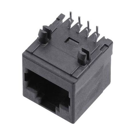 Connectique RJ45 encitech RJJU-88-142-E7H-021 3257-0008-02 RJ45 embase femelle horizontale noir 1 pc(s) C045111 (1/2)