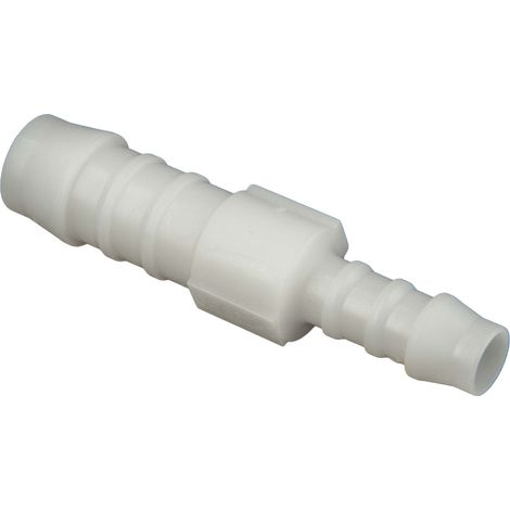 tecuro Schlauchverbinder reduziert Ø 12 mm x Ø 14 mm - Nylon weiß