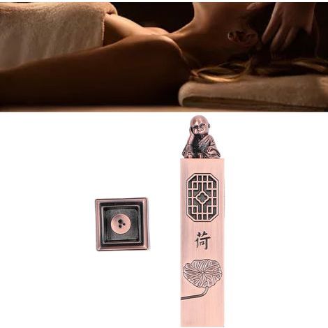 Porte-encens Design Élégant Texture Lisse pour Salon de Thé - Brûleur d'Encens Creux Artisanal (1/5)