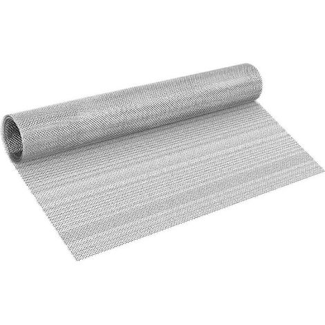 304 Edelstahlgitter, 20 Maschen, zum Schließen von Lücken, feinmaschige Metallfilterwalze für Abtropfschale. (1/5)