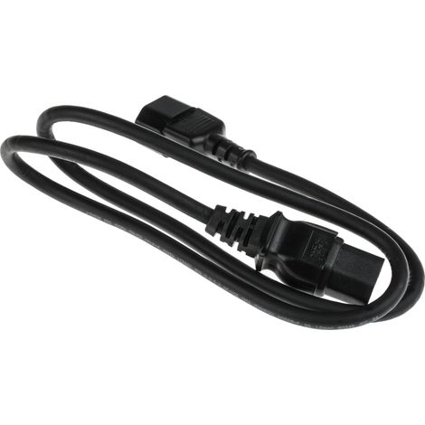 Câble d'alimentation, Noir, Connecteur C14, CEI vers C15, CEI, 1m ( Prix pour 1 )