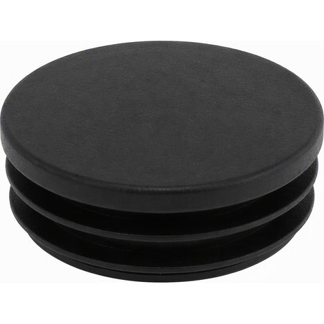 Bouchon de tube rond 48 mm, forme ronde pleine en acier inoxydable et tube galvanisé, embout de protection pour pied de meuble et pied de chaise (1/5)