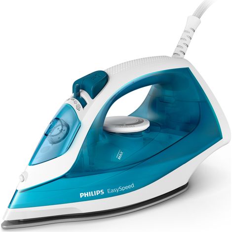 Philips EasySpeed GC1744/20 Ferro da Stiro a Vapore 2000W Piastra Antiaderente Blu/Bianco