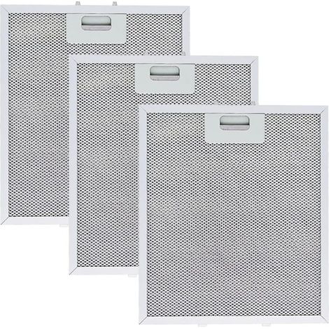 3 pièces Filtre à Graisse Métallique pour Hotte Aspirante 305 x 267mm ,filtres pour hotte aspirante de cuisine,Filtre en Maille Accessoire Hotte Aspirante pour Hottes de Cuisine (1/5)