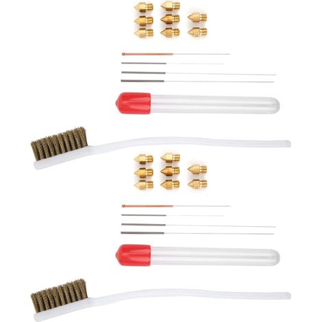 Kit de 2 brosses à aiguilles pour le nettoyage des buses d'imprimante 3D - Fournitures industrielles professionnelles (1/5)
