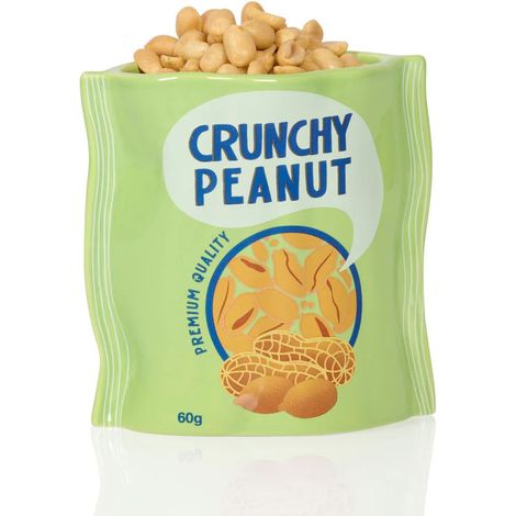 Contenitore in Ceramica 'Peanut Bag' a Forma di Sacchetto di Arachidi