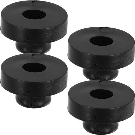 Lot de 4 Bagues en Caoutchouc pour Tondeuse à Gazon, Accessoires de Réservoir D’essence Noir, Entretien Facile, Remplacement Précis et Solide pour Tondeuse Autoportée (1/5)