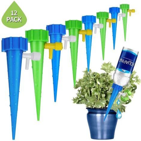 Arrosage Des Plantes 12 Pointes D'arrosage Système D'arrosage Réglable Pour L'arrosage Des Plantes Et Des Fleurs Idéal Comme Système D'arrosage De Vacances (12 Pièces) (1/4)