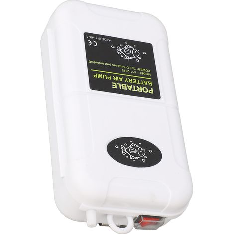 Pompe à oxygène portable 5W pour aquarium, aérateur d'air avec tuyau de 0,6 m pour aquariums et pêche en extérieur (1/5)