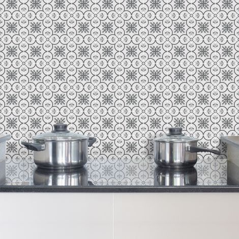 Sticker Mural Carrelage adhésif Cuisine Salle de Bain - 24 STICKERS CARRELAGES AZULEJOS REGINA - 24stickers10x10cm (1/5)