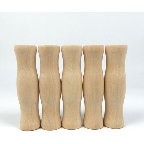 Ersatzgriffe für Holzeimer, 6er-Set, ergonomisch und rutschfest.