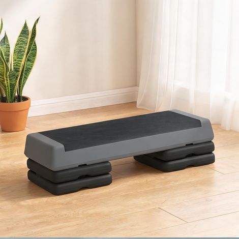 Stepper coloris gris en plastique 77 x 36 x 20,5 cm (1/5)