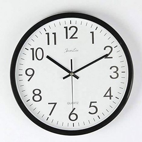 Horloge Murale Moderne Design intemporel avec cadran Ultra-transparent circulaire Super Silencieuse Horloge Salon25cm/10" (1/4)