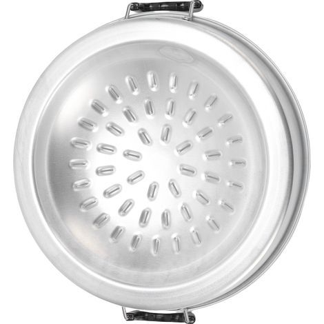 2-in-1 Thai BBQ Pan, Non-Stick, Even Heating, Aluminum, Charcoal, Indoor and Outdoor Use, 35cm/13.78 inches, Original Color (1/5)