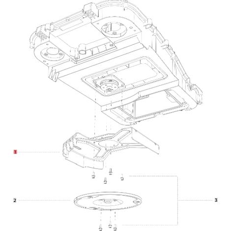 Riparo lama ORIGINALE BLUEBIRD robot rasaerba tagliaerba NAVIMOW AB12.01.00.0190