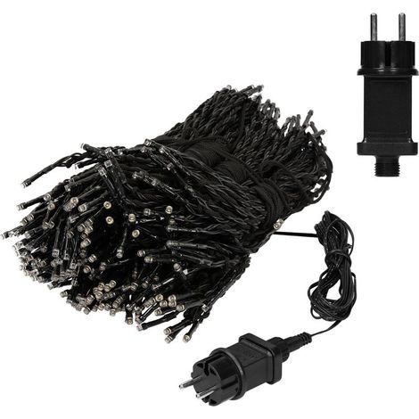 Rideau Extérieur 360 LED Blanc Chaud pour Arbres 8 m Hauteur (1/5)