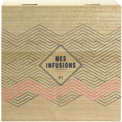 Boite à thé en bois Oslo Infusions