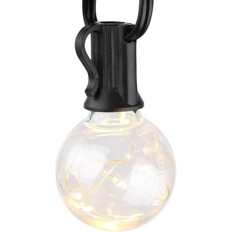 Guirlande lumineuse LED IP44, idéale pour décorer les espaces intérieurs et extérieurs, résistante à l'humidité et parfaite pour les événements. (1/2)