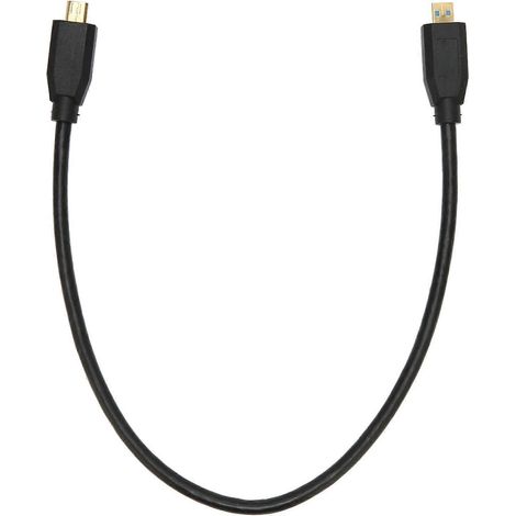 Micro-HDMI-zu-HDMI-8K-60Hz-Kabel, Micro-D-Stecker auf D-Stecker, für Kompaktkameras und Videogeräte, hochauflösende Übertragung, robustes Kabel. (1/5)
