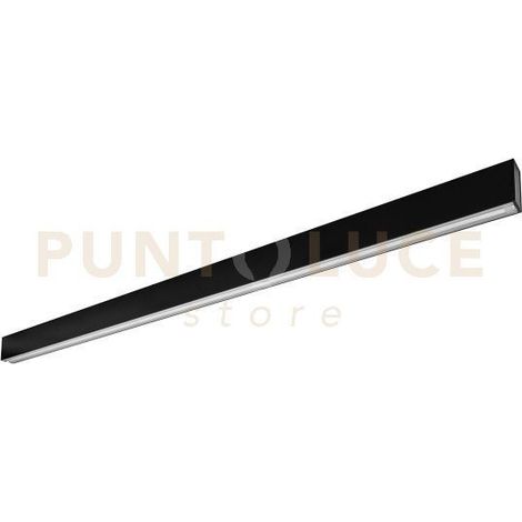 GSO131N SOSPENSIONE BIEMISSIONE LED 4000K 3383LM 40W IP40 NERO SATINATO 118,3CM