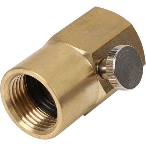 Adaptateur Co2 - Laiton - Pour Bouteilles De Soda - Universel - 1 Pièce (1/5)