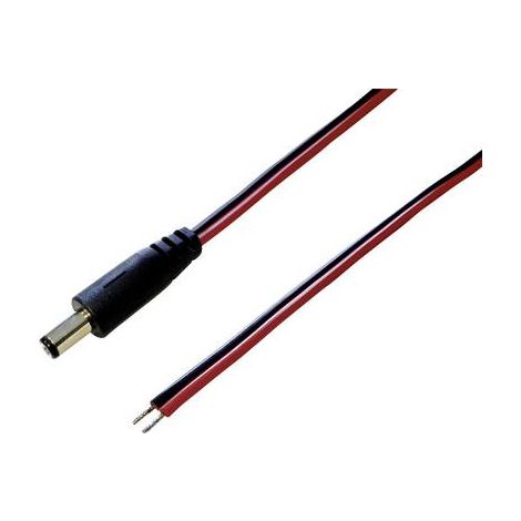 Câble de raccordement basse tension BKL Electronic 075110 DC mâle - extrémité(s) ouverte(s) 2.50 mm (1/2)