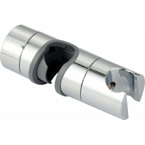 Porta doccia regolabile per aste scorrevoli, diametro da 18 a 25 mm, grigio (1/5)