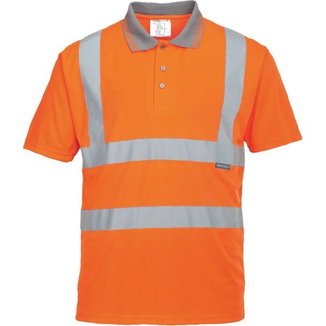 Polo Ad Alta Visibilita' Arancione Arancio XS