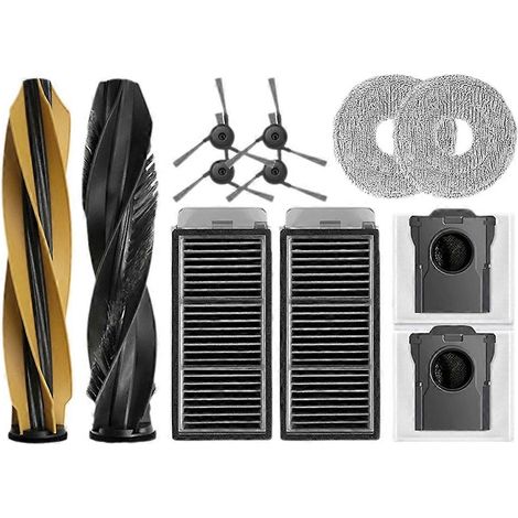 Pour X50 Ultra Complete Robot /L40S Pro Ultra /X50 Master Accessoires Main Side Brosse HEPA Filtre Serpillière Bags (1/5)