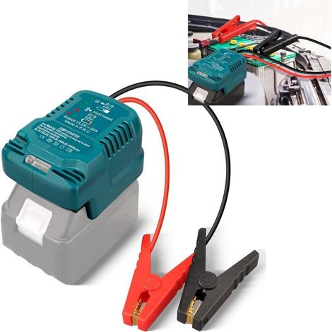 Auto-Starthilfe-Adapter für 18V Akku, 12V Autobatterie Booster bis 3,5L Benzin/6,5L Diesel (1/5)