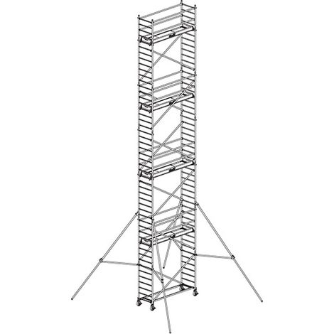 Torre mobile 4 piani - Altezza max. di lavoro 11.90m - 7225100