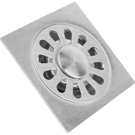 Siphon de sol carré 1010 cm, tuyau d'évacuation de douche (1/5)