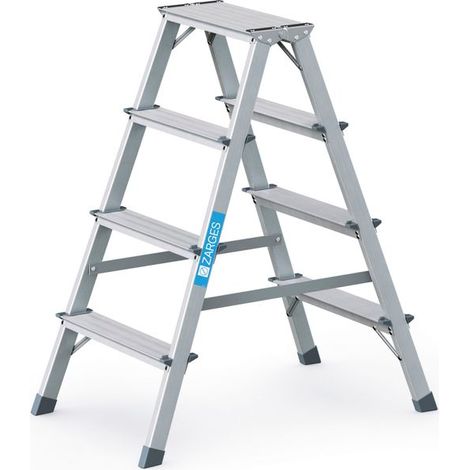 ZARGES Stufen-Stehleiter Stufen 2x4 STRECKE (1/3)