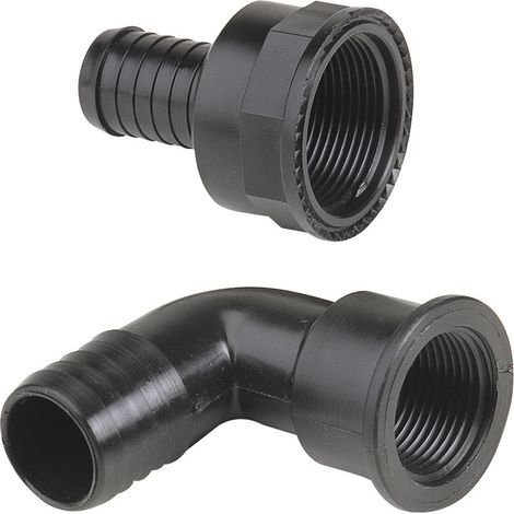 Raccordo portagomma Arag 90° con filetto femmina G 1" diametro 30mm