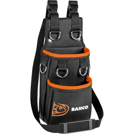 Bahco Tasche mit 2 großen Fächern und 6 Sicherungsringen zur Befestigung an Sicherungsleinen (1/4)