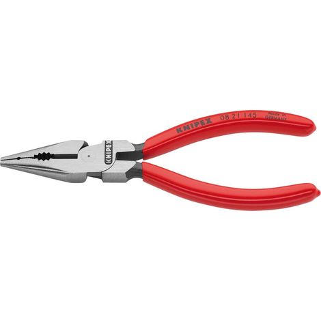 KNIPEX 08 21 145 Spitz-Kombizange schwarz atramentiert 145 mm (1/2)