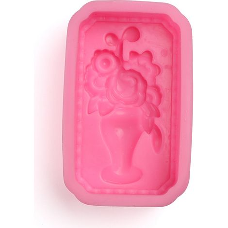 Vase-förmige Silikonform für Gebäck, Schokolade, Kekse, Zuckerpaste, Backutensil (1/3)