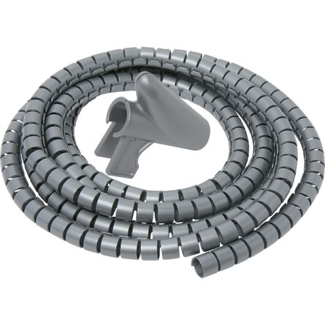 DEBFLEX - GAINE RANGE CABLE Ø22 MM LONGUEUR 2 M + GUIDE GRIS - 760150