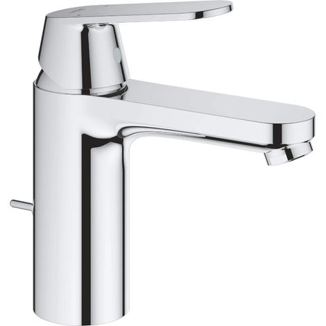 GROHE 23325000 M-size 1/2inch Eurosmart Cosmopolitan water-saving bathroom tap with pop-up waste - Chrome (1/5)