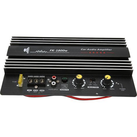 Leistungsstarker 1800-Watt-Auto-Verstärker – 12-V-Audioverstärker für Auto-Subwoofer – Hochleistungs-Auto-Sound