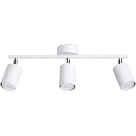 Plafonnier LED, finition blanche, pour salon, chambre, couloir, cuisine ou bureau, pour une diffusion générale dans les espaces intérieurs.-AquaForge (1/5)